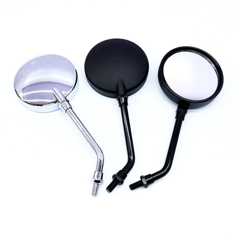 Motorcycle modification rearview mirror Japanese mirror round mirror reversing reflector can be changed lever