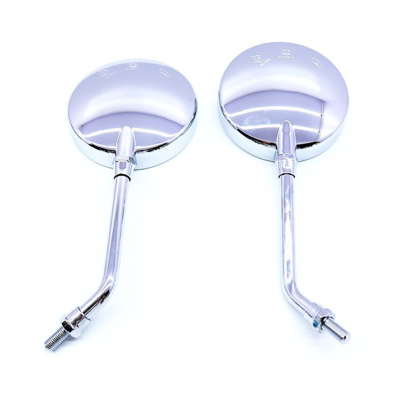 Motorcycle modification rearview mirror Japanese mirror round mirror reversing reflector can be changed lever