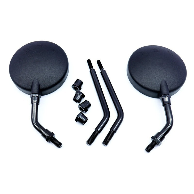 Motorcycle modification rearview mirror Japanese mirror round mirror reversing reflector can be changed lever