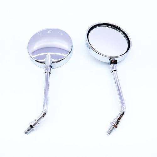 Motorcycle modification rearview mirror Japanese mirror round mirror reversing reflector can be changed lever